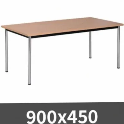 라운드모서리테이블 900x450 회의실가구 직사각테이블 학원테이블