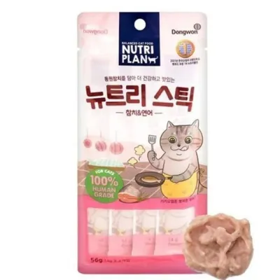 고양이 참치 스틱 고양이 스틱 간식 액상 영양 반려묘 연어 반려동물 사료 보조 트릿