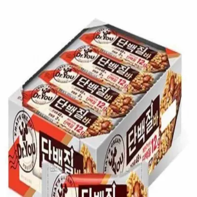 단백질바 50g 12개 1세트 탕비실간식 프로틴바 운동간식