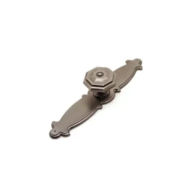 이중 팔각 잠자리 1구 가구손잡이 130mm 은착
