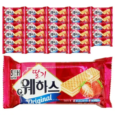해태제과 딸기 웨하스 50g 30개