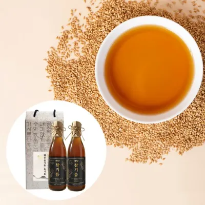 해달 참기름 350ml x 2병 케이스포함