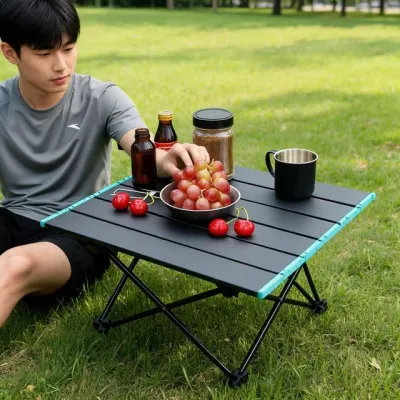 캠핑테이블 접이식 소형 캠핑탁자 폴딩 휴대용 감성 캠핑 여행 미니멀 테이블