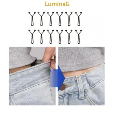 단추 12p 허리조절 후크 수선 똥배 청바지 연장 의류
