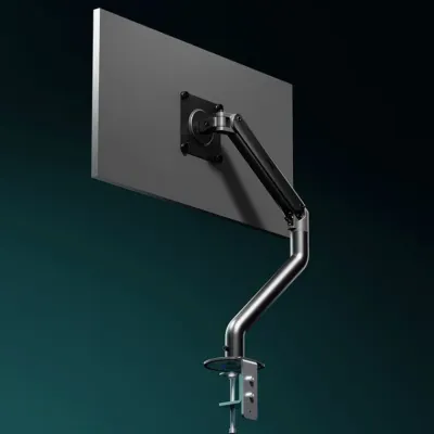 M7 싱글 모니터암 컴퓨터 받침대 스탠드 거치대 모니터암 각도 높이조절 32인치 PC방 사무실