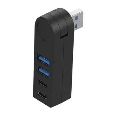 4 포트 usb 회전형 usb 멀티 게이밍 데스크탑 3.0 충전 휴대용