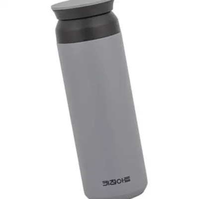 키친아트 스텐 보틀 휴대용 물병 480ml 실버 텀블러