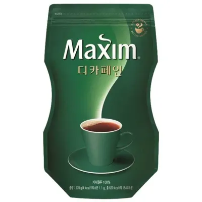 디카페인커피 알커피 디카페인리필 가루형 리필 봉지 오리지날 탕비실 무설탕아메리카노 170g