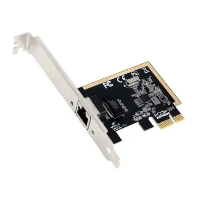 PCI-E x1 기가비트 랜카드 고용량 고화질 영상 데이터 끊김방지 컴퓨터 데스크탑 1GBPS LP브라켓 별도제공