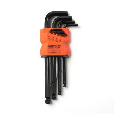 이지툴 롱 육각 볼렌치 9종세트(17cm) L렌치