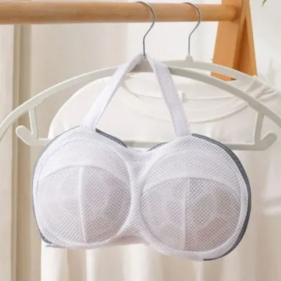 브래지어 변형방지 빨래망 그레이 지퍼 1P 속옷 세탁기 세탁망 엉킴방지