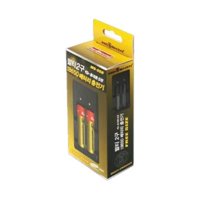 배터리 충전기 멀티 충전식 1.2-3.7V 400mAh 5핀 2구 충전지용 건전지 충전지충전기