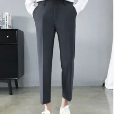 남성 정장 슬랙스 9부 와이드 팬츠 3색 구성
