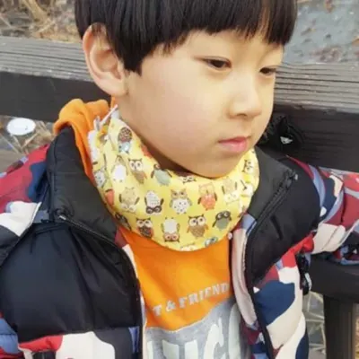 돌아기목도리 아이목도리 겨울목도리 아동 스카프빕 목도리