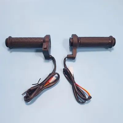 우리파파 오토바이 2단 열선그립 열선 핸들 핫그립 방한용품 (블랙신형)