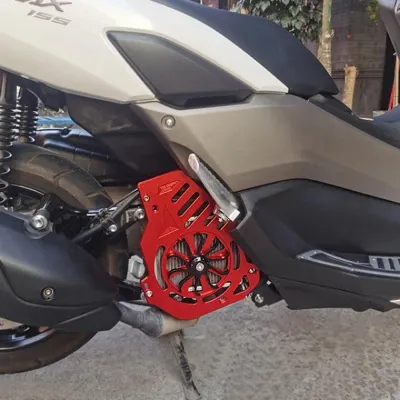 우리파파 오토바이 PCX NMAX 엔맥스 라지에이터 커버 엔진 휀 커버 튜닝