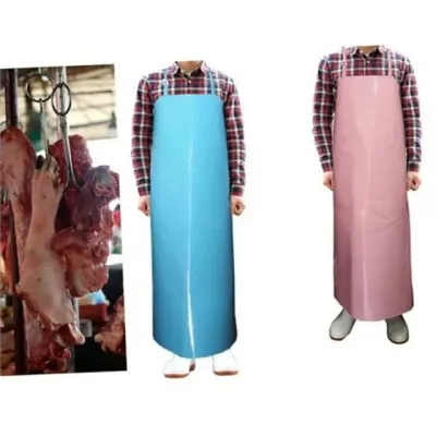 수산 시장 방수 앞치마 정육점 방수 앞치마 폴리우레탄 우레탄 업소용 주방용 특대형 위생