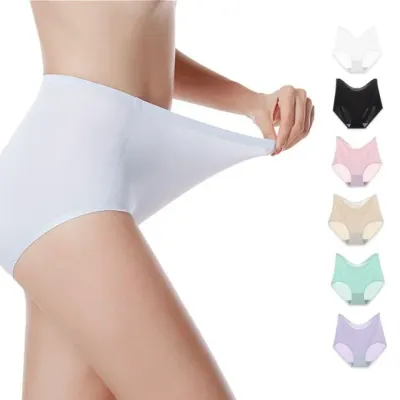하이 웨스트 심리스 팬티 임산부 빅사이즈 속옷 노라인 무봉제 스팬티 빅사이즈무 엄마