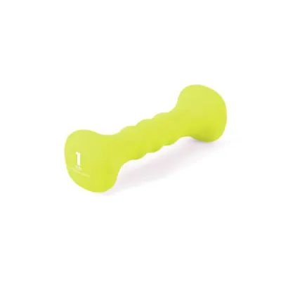네오프렌 컬러 아령 1kg 라임