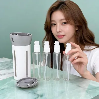 여행용 샴푸 공병 휴대용 디스펜서 액체 용기 출장 휴가 물놀이 목욕 캠핑 용품