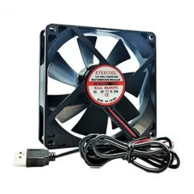 쿨링팬 92mm 25T 볼베어링 DC 5V USB 전자기기 PC 소형장비 냉각팬 쿨러 팬