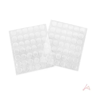초강력 겔 투명 양면테이프(원형) 10mm 84p