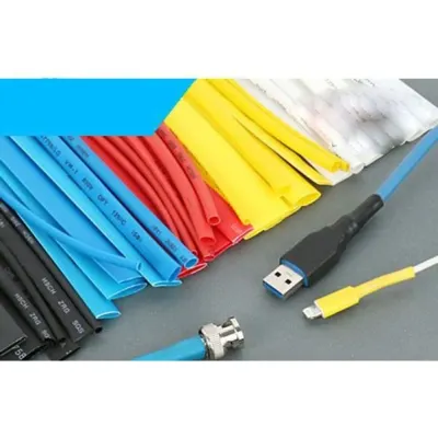 NETmate 3x150mm 열 수축튜브 화이트 30EA