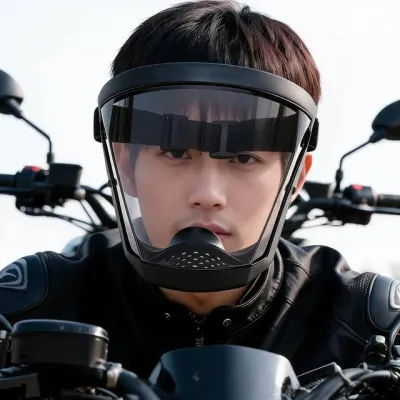 페이스쉴드 안면 얼굴 투명 보안경 밴드형 작업 현장 비말 방지용 장비