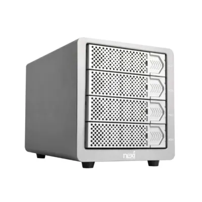 USB3.1 C타입 데이터 스토리지 4베이 전송속도 10GBPS 노트북 PC 컴퓨터 대용량 64TB 발열배출 쿨링팬