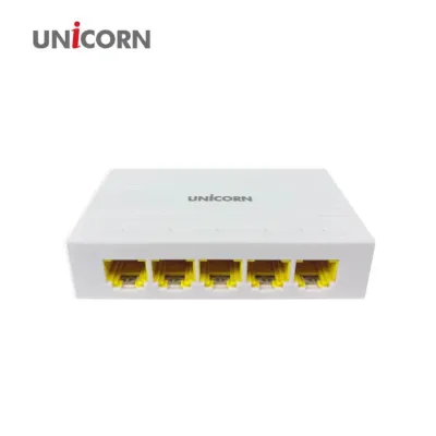 유니콘 5포트 기가 스위칭허브 공유기 랜선스위치허브 DG-500GIGA