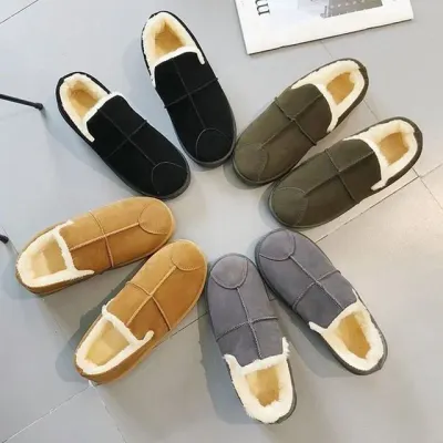 마이코 퍼 스웨이드 안감 단화