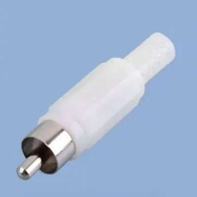 coms RCA 컨넥터 M 화이트