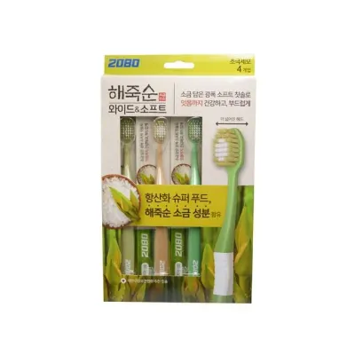 2080 해죽순 소금담은 칫솔 4개입