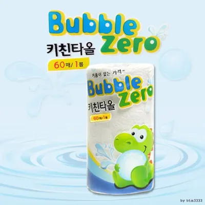 버블제로키친타올 60매 1롤 키친타월 휴지 주방