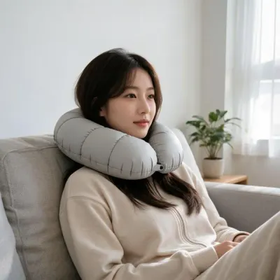 넥서포터 목밴드 3단 목쿠션 교정 가정용 사무실 학생 거실 독서 휴식 용도