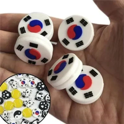 테니스 라켓 진동 댐퍼 테니스 라켓 완충기 실리콘 충격 흡수 소음 방지 스트링 제거 그립
