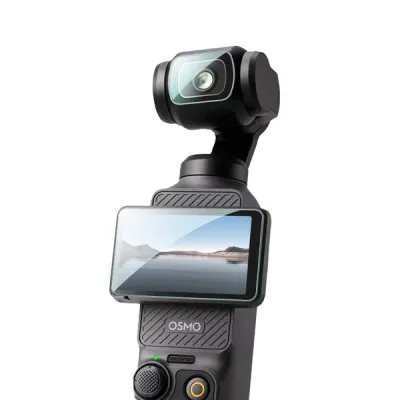 DJI 오즈모포켓3 전용 카메라렌즈 화면 스크린 강화유리 보호필름 set OSMO Pocket3