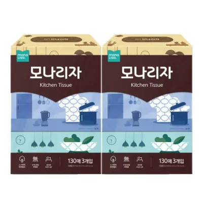 모나리자 뽑아쓰는 키친타올 130매x3입 x 2팩