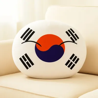 [GS마켓] 인테리어 태극기 쿠션 배게 쇼파 등받이 대한민국 응원도구 기념품