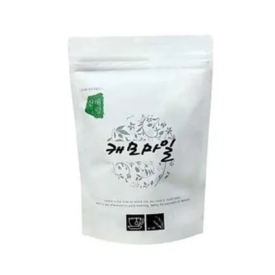 캐모마일 허브차 캐모마일 꽃잎 크로아티아 캐모마일차 무카페인 향긋한 은은한 침출차 따뜻한 티타임