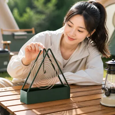 모기향 거치대 삼각 연소기 캠핑 향꽂이 받침대