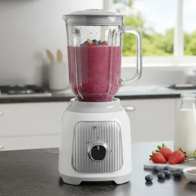 키친아트JS0002 포이베 유리 믹서기 1.5L 글라스블랜더 화이트