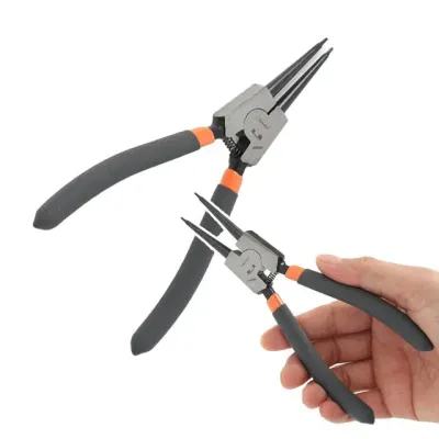 스냅링 플라이어 일자 벌림 결착제거 공구 18cm 직선형 직벌림 오므림용 세트