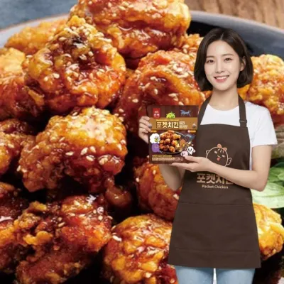 한맥 포켓 데리야끼 치킨 캠핑 술안주 (냉동) 180g x 10개