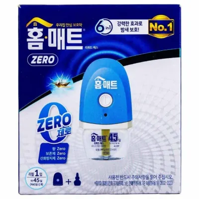홈매트 제로 액체 전자 모기향 훈증기+리필 29ml 1개(607519)