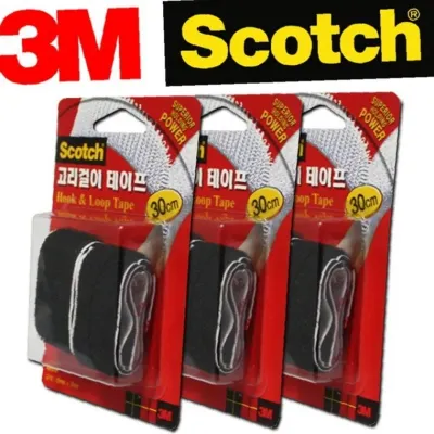 3M 고리걸이 견고한 찍찍이 30cm 3쌍보들이 거칠이 쓰리엠