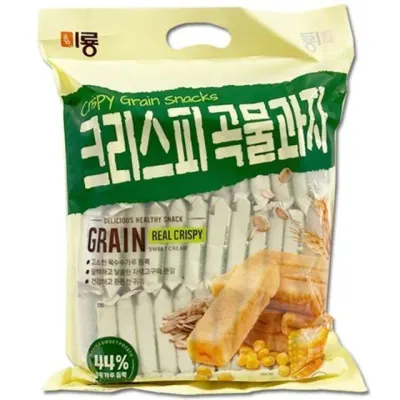 미룡 크리스피 롤 대용량 곡물 과자 650g