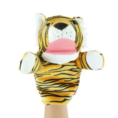 말하는 손인형 맹수 호랑이