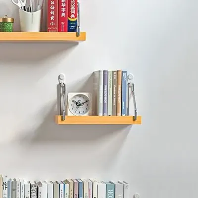공간데코 벽선반 (30x19.5cm)(내추럴우드) 무타공선반