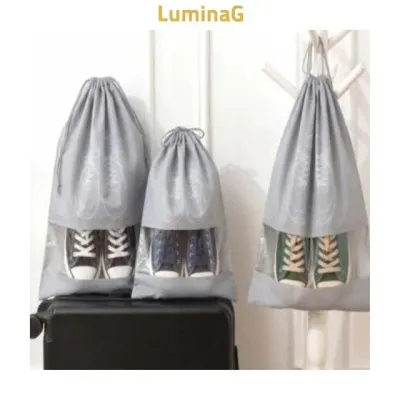 파우치 비닐 신발주머니 32x44cm 실내화가방 캐리어 운동화